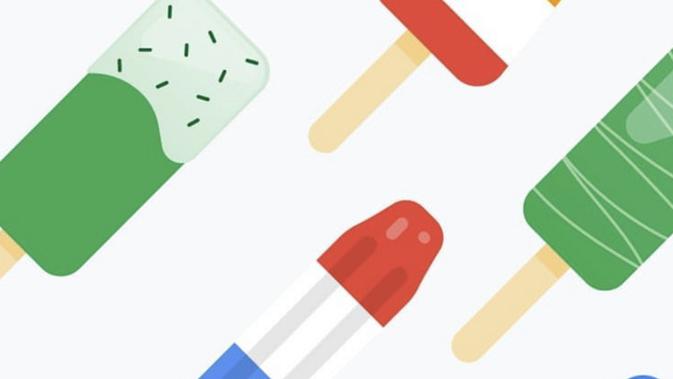 Bocoran wallpaper Google yang menyiratkan kalau Android P mengusung nama Popsicle. (Foto: Google)