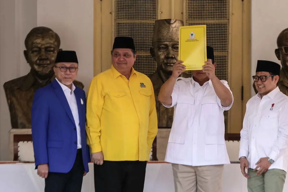 Golkar PAN PKB Dukung Prabowo Subianto