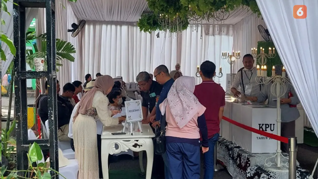 TPS Unik di Surabaya Disulap bak Venue Kawinan (Sumber Foto Tercantum)