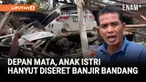 Seorang warga Kampung Sawah Laweh, Kecamatan Palembayan, Kabupaten Agam, Sumatera Barat, mengalami duka mendalam setelah banjir bandang yang melanda wilayah itu pada Kamis sore merenggut istri dan anaknya di depan mata.
