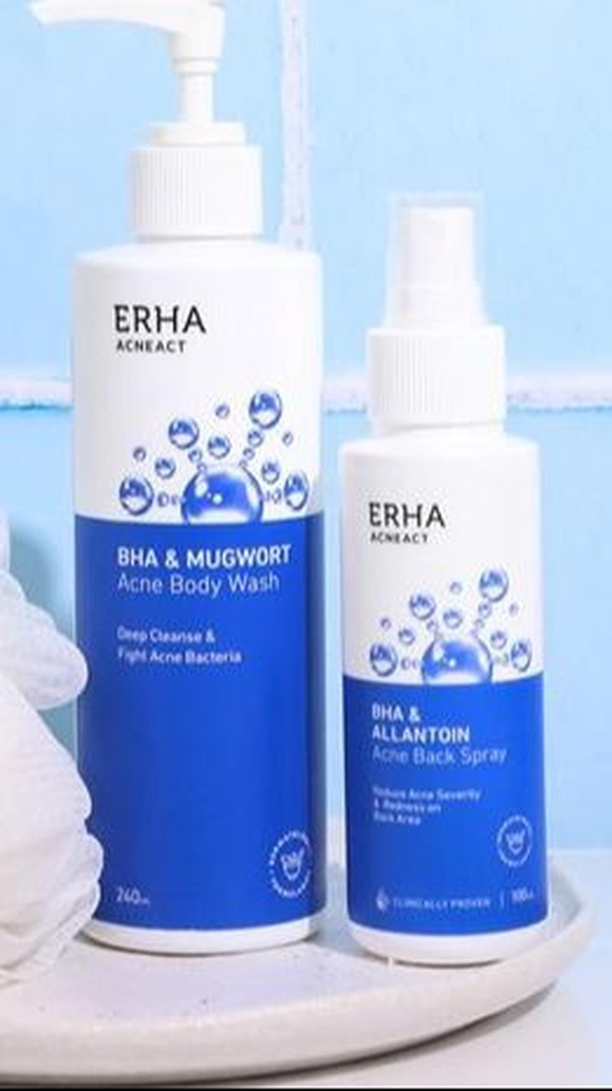 7. Erha Acneact Acne Body Wash<br>