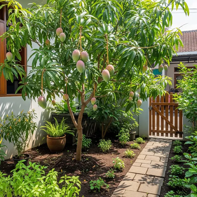 9 Cara Merangsang Pohon Mangga Berbuah Lebat di Halaman Rumah Tipe 36