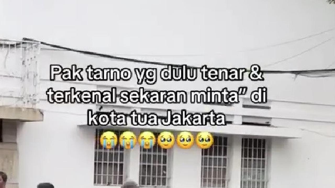 Viral! Sosok Diduga Pak Tarno Ngemis di Kota Tua, Ini Klarifikasi dan Penjelasannya