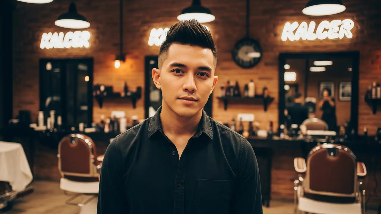Model Rambut Pria Pendek Berdiri