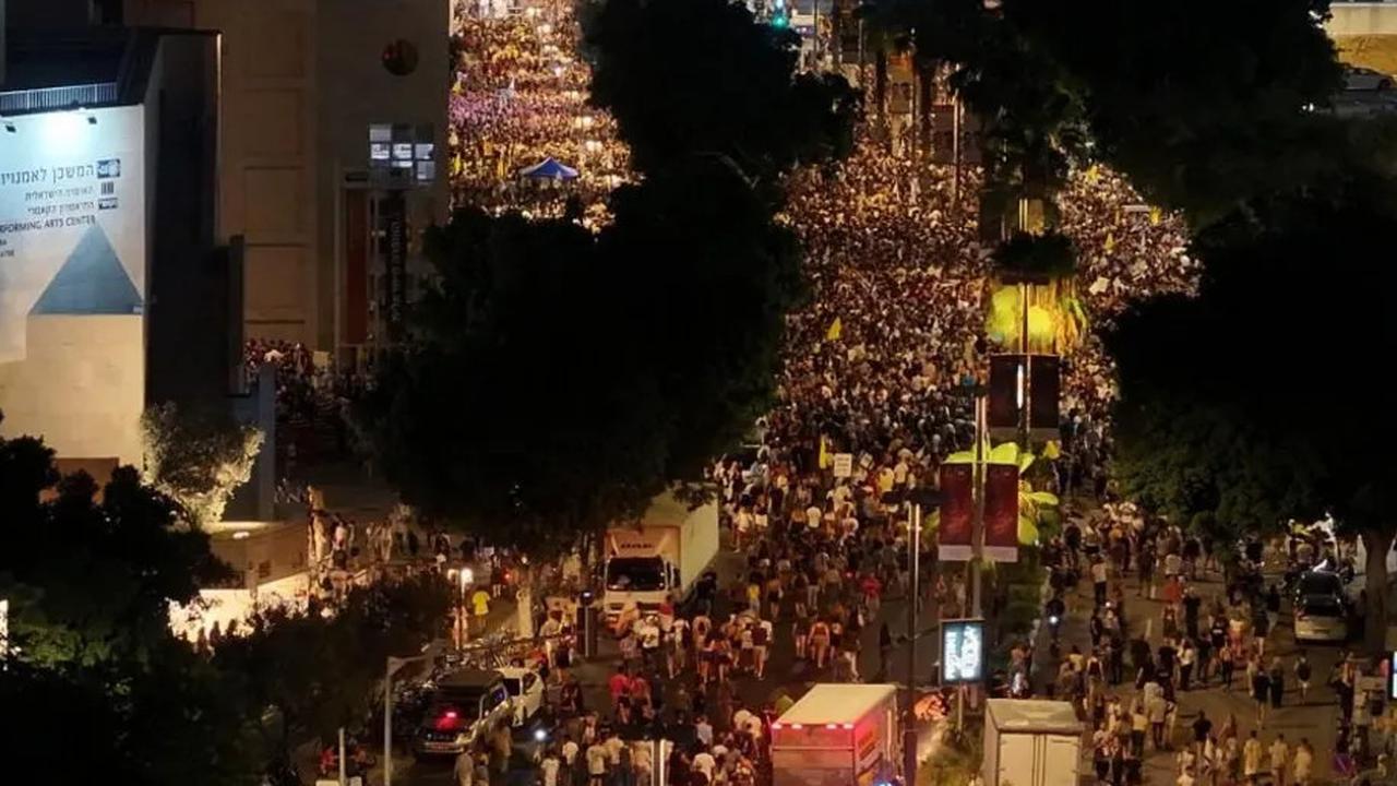 Demo Terbesar, Ratusan Ribu Warga Israel Desak Pembebasan Sandera dan Penghentian Perang di Gaza