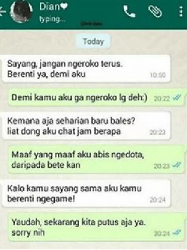 Deretan Obrolan Kocak Putus Cinta, Lucu tapi Bikin Kesal