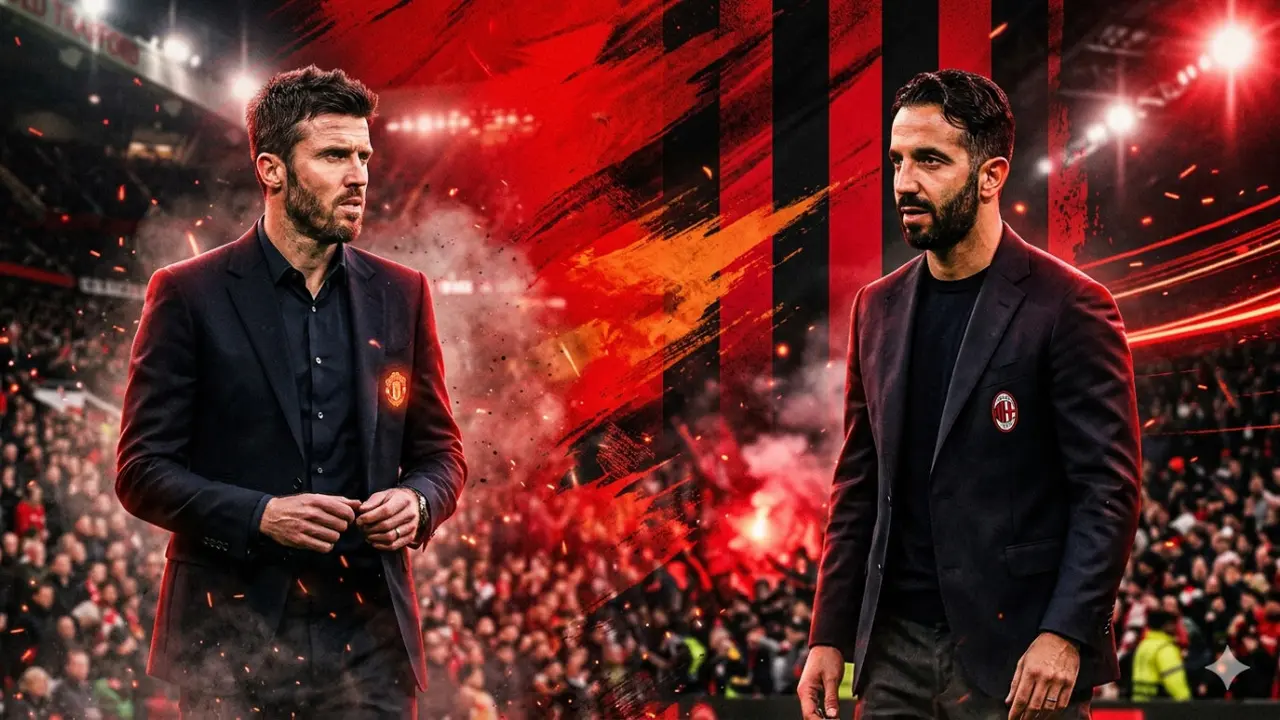 Ilustrasi Michael Carrick, Ruben Amorim