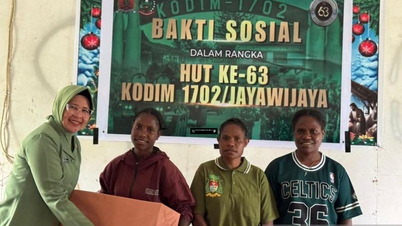 Persit Kodim Jayawijaya Salurkan Bapok ke Panti Asuhan Taruna Harapan, Wujud Kepedulian Sosial