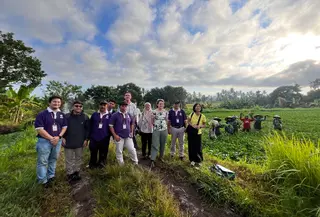 Melalui program Agriculture for Tourism (AG4TA), kolaborasi Indonesia-Australia ini berupaya memastikan pertumbuhan sektor pariwisata turut memberikan manfaat bagi petani lokal di NTB. (Liputan6.com/Winda Nelfira)