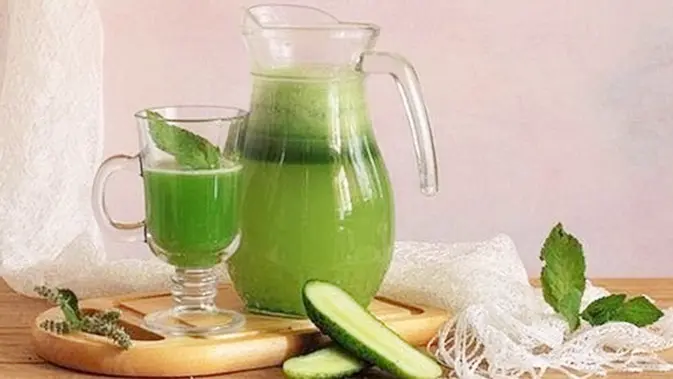 Resep Minuman Penurun Tekanan Darah Jus Mentimun Lifestyle Fimela Com