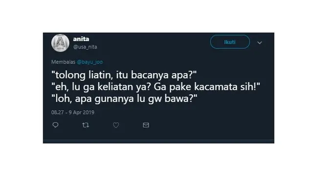 Drama yang Pernah Dialami Oleh Orang yang Berkacamata