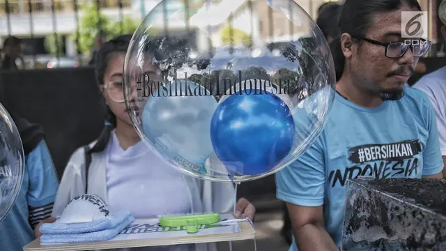 Aktivis Gelar Aksi Bersihkan Indonesia
