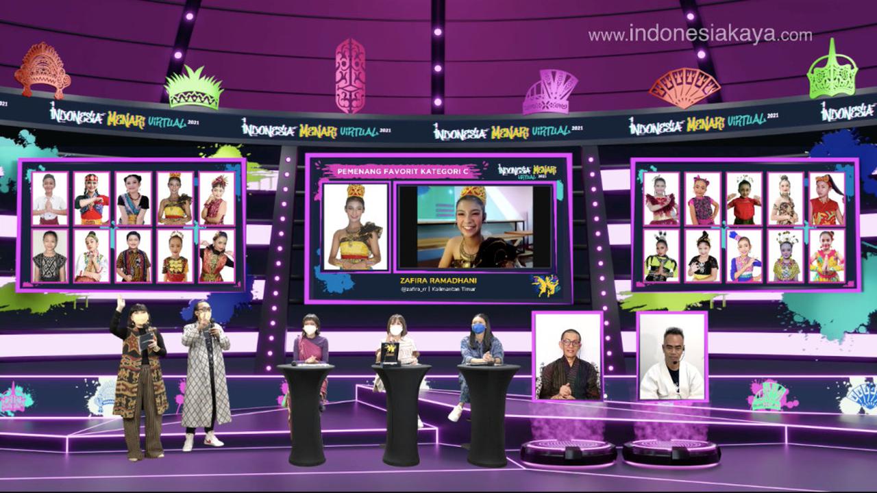 Persaingan Ketat di Indonesia Menari Virtual 2021 Membuat Juri Kesulitan Tentukan Pemenang