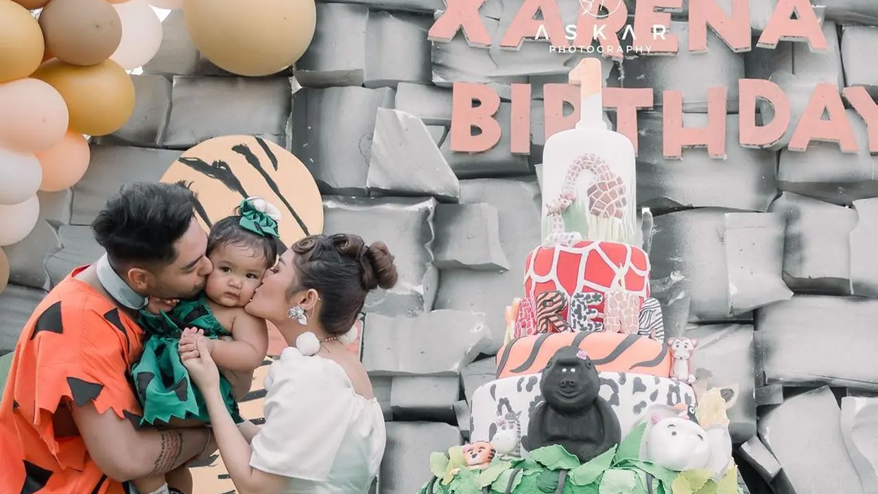 Siti Badriah dan Krisjiana Baharudin rayakan ulang tahun Xarena