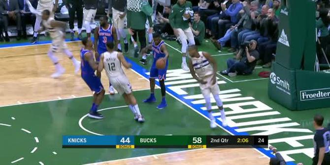 VIDEO : Cuplikan Pertandingan NBA, Bucks 120 vs Knicks 112