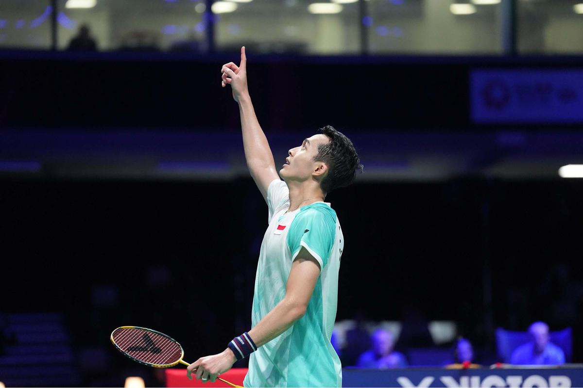 FOTO: Jonatan Christie Persembahkan Satu-Satunya Gelar untuk Indonesia di Denmark Open 2025