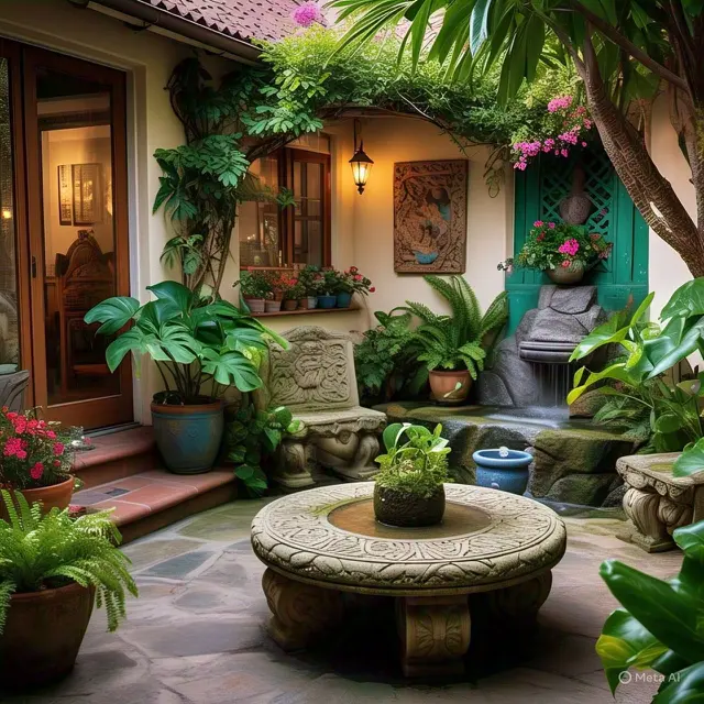 7 Contoh Model Teras Depan Rumah di Kampung Halaman yang Indah dan Cantik, Bikin Betah