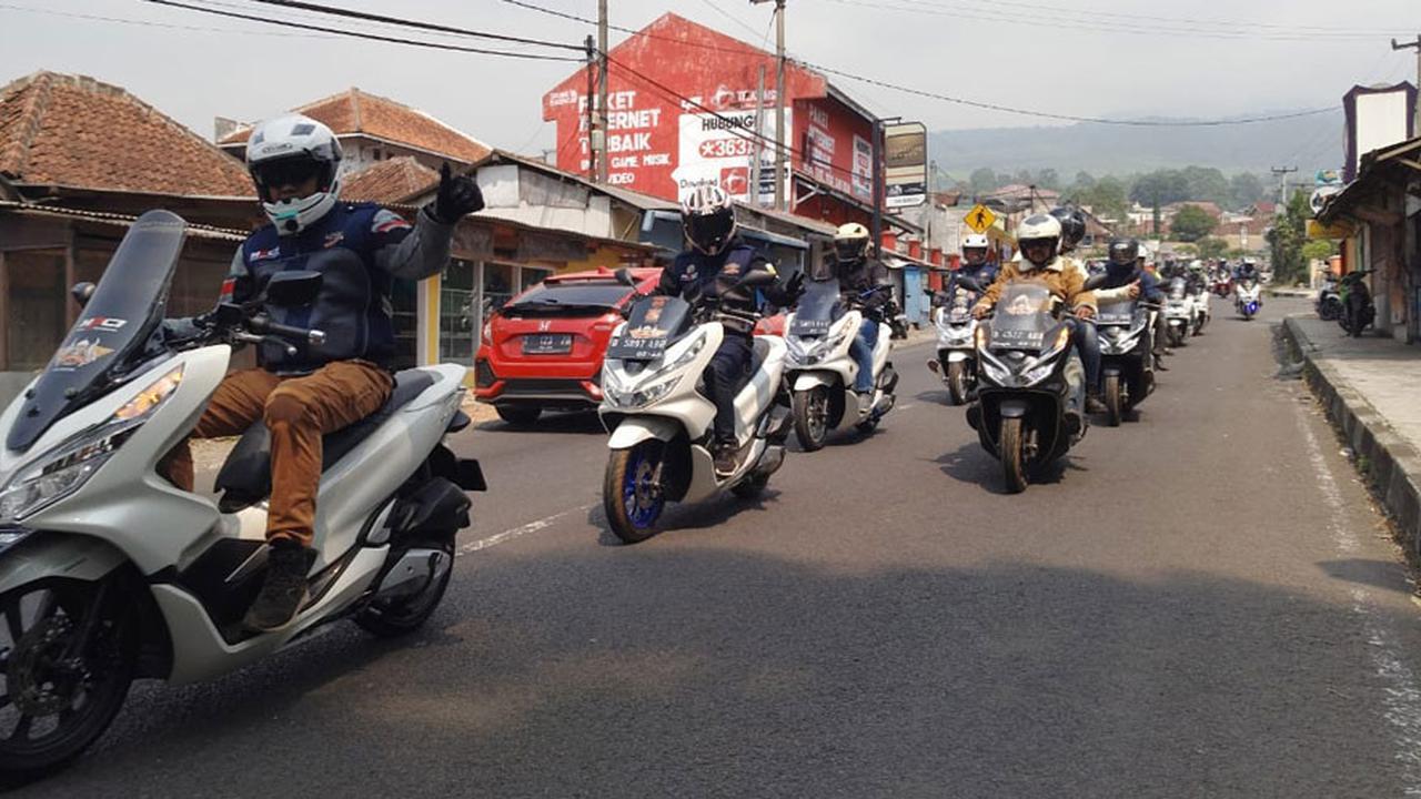 Ilustrasi komunitas motor touring (Istimewa)