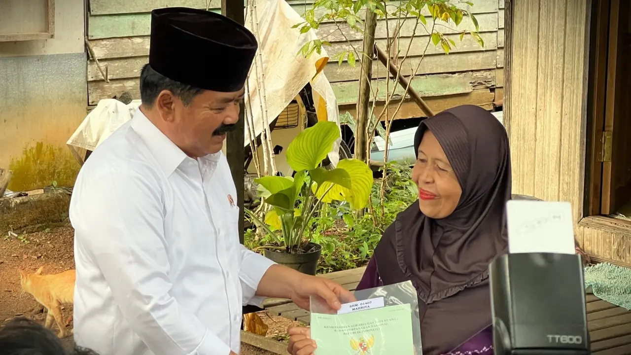 Menteri Agraria dan Tata Ruang/Badan Pertanahan Nasional (ATR/BPN) Hadi Tjahjanto