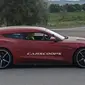 Aston Martin Vanquish Zagato shooting brake tertangkap kamera tengah melakukan uji jalan. (Carscoops)