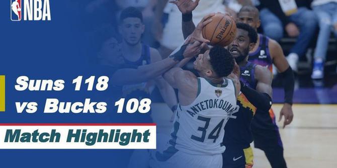 VIDEO: Kembali Kalahkan Milwaukee Bucks, Phoenix Suns Unggul 2-0 di Final Playoff NBA 2021