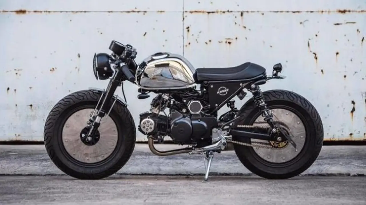Monkey Menjadi Gagah Bergaya Caferacer (Foto: advrider)