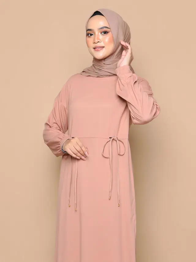 Model Gamis Orang Gemuk Perut Buncit