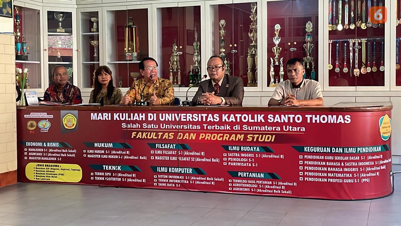 Rektor Universitas Katolik Santo Thomas, Prof. Maidin Gultom