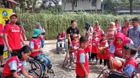 Wisata 100 anak penyandang disabilitas yang digelar Komunitas Kelana. (Dokumen Komunitas Kelana)