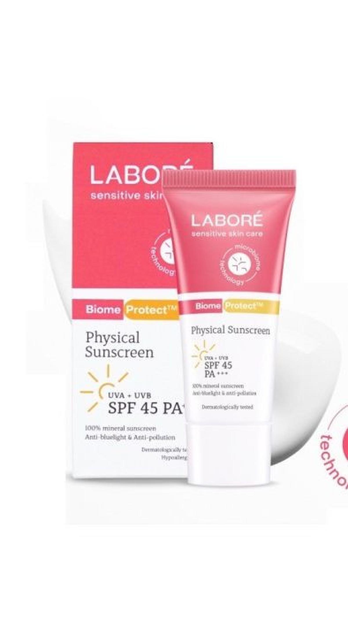 6. Labore BiomeProtect Physical Sunscreen<br>