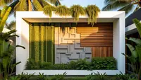 9 Ide Desain Tembok Estetik untuk Rumah Tropis, Hemat dan Kekinian