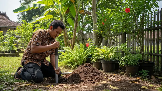Proses Penggalian Lubang Biopori