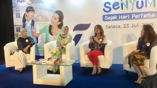 konferensi pers Pepsodent Action 123