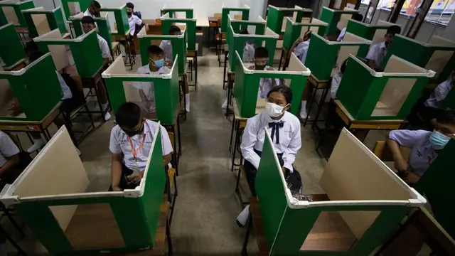 Potret Sekolah di Thailand yang Beradaptasi Karena Pandemi Corona
