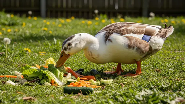 Manfaatkan Limbah Dapur untuk Bebek