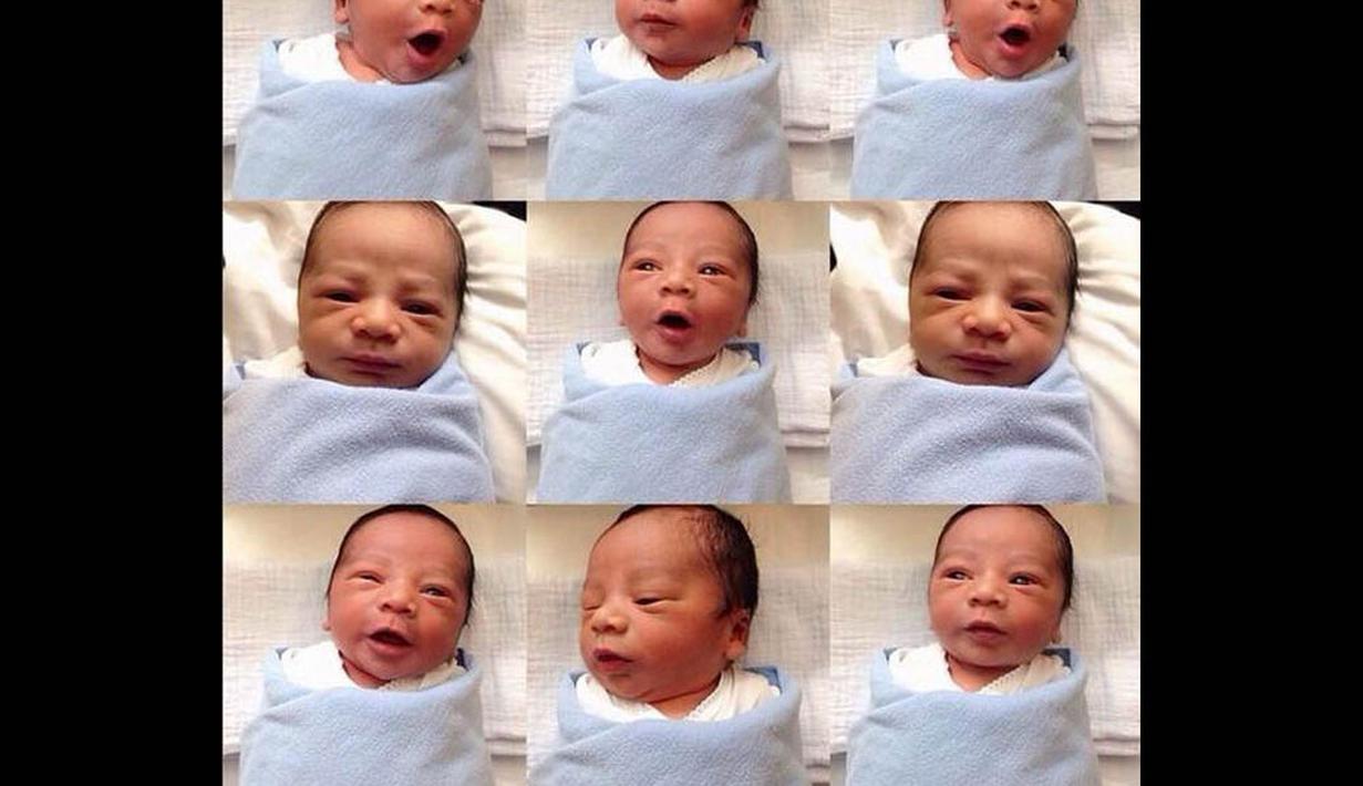 Bayi yang diberi nama Teuku Adam Al Fatih itu kini telah memiliki akun Instagram sendiri. (instagram.com/teukuadam10)