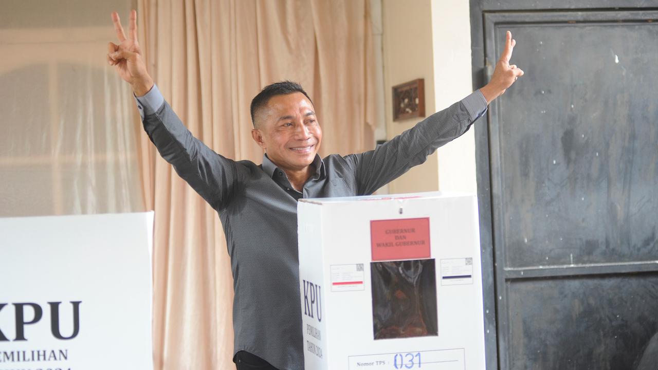 Dharma Pongrekun nyoblos di TPS 31 Lebak Bulus