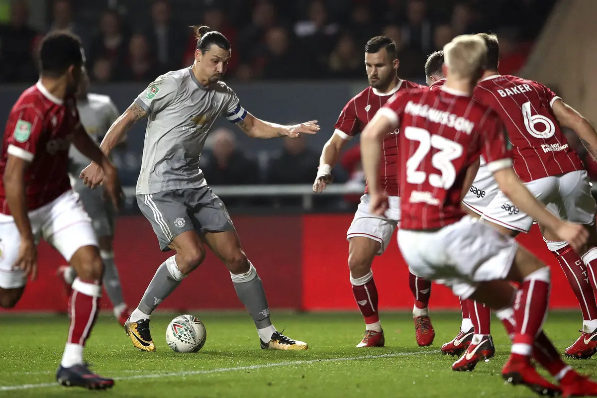 Manchester United, Piala Liga Inggris, Bristol City