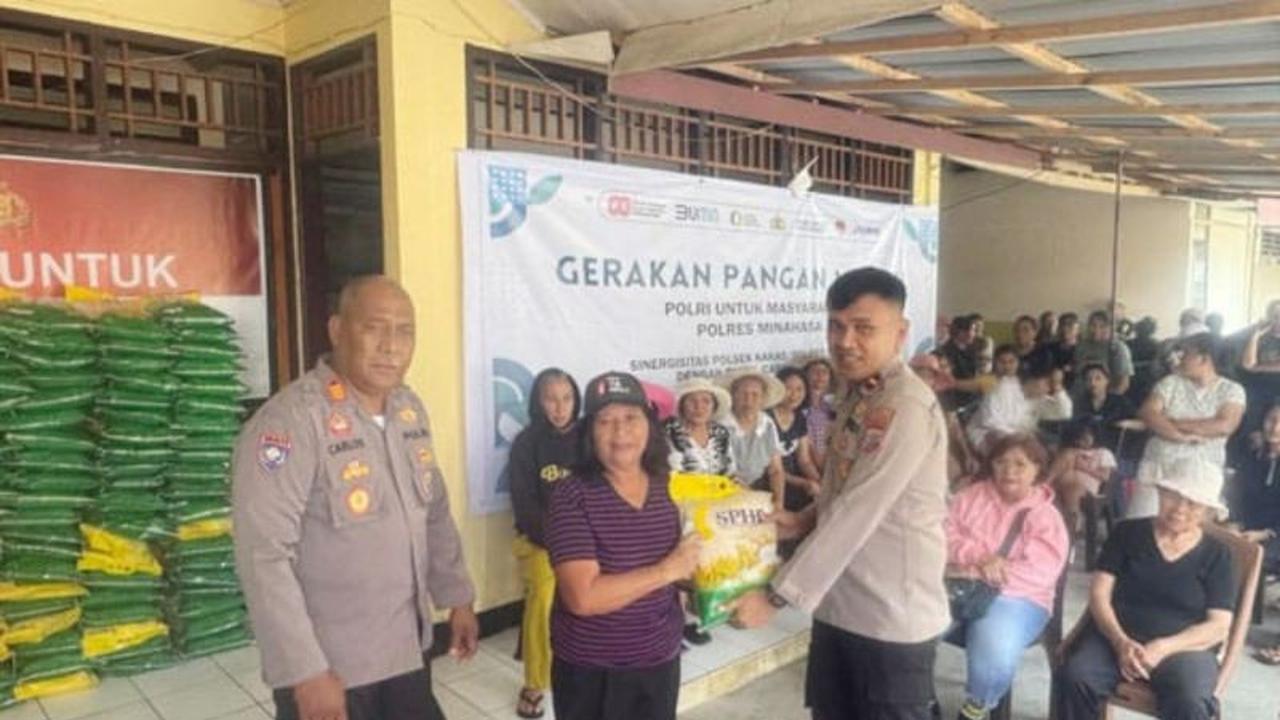 Wow! Penyaluran Beras Polda Sulut Tembus 1,2 Juta Kg, Melebihi Target Nasional dan Peringkat 3 Se-Indonesia