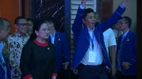 Ketua DPP PDIP Puan Maharani menghadiri penutupan Kongres VI Partai Demokrat di Hotel Ritz Carlton Pasific Place Jakarta Selatan, Selasa (25/2/2025). (Foto: Tangkapan layar Youtube Partai Demokrat)
