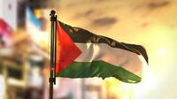 Ilustrasi bendera Palestina. (iStockphoto)