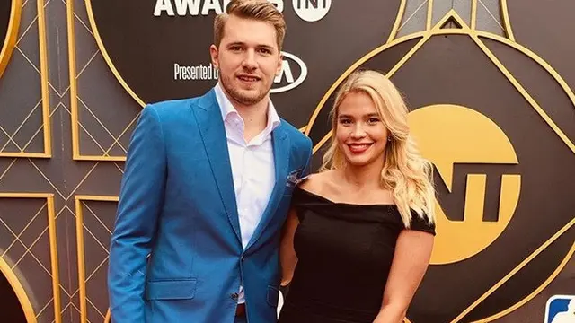 Luka Doncic bersama Ana Maria Goltes