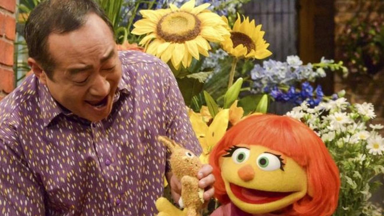 Julia, karakter Sesame Street dengan autisme. (AP)