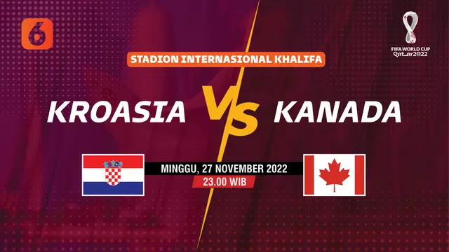 PILA DUNIA 2022 Kroasia vs Kanada