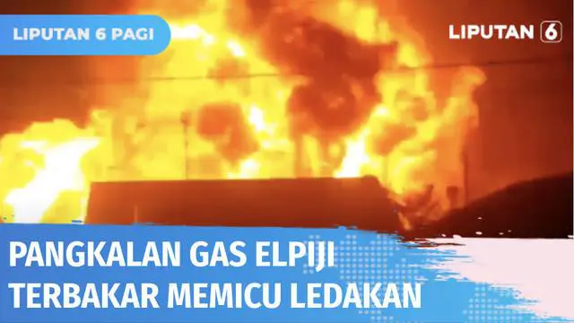 VIDEO: Kebakaran Pangkalan Gas Elpiji di Padang Pariaman Memicu Ledakan Berkali-kali
