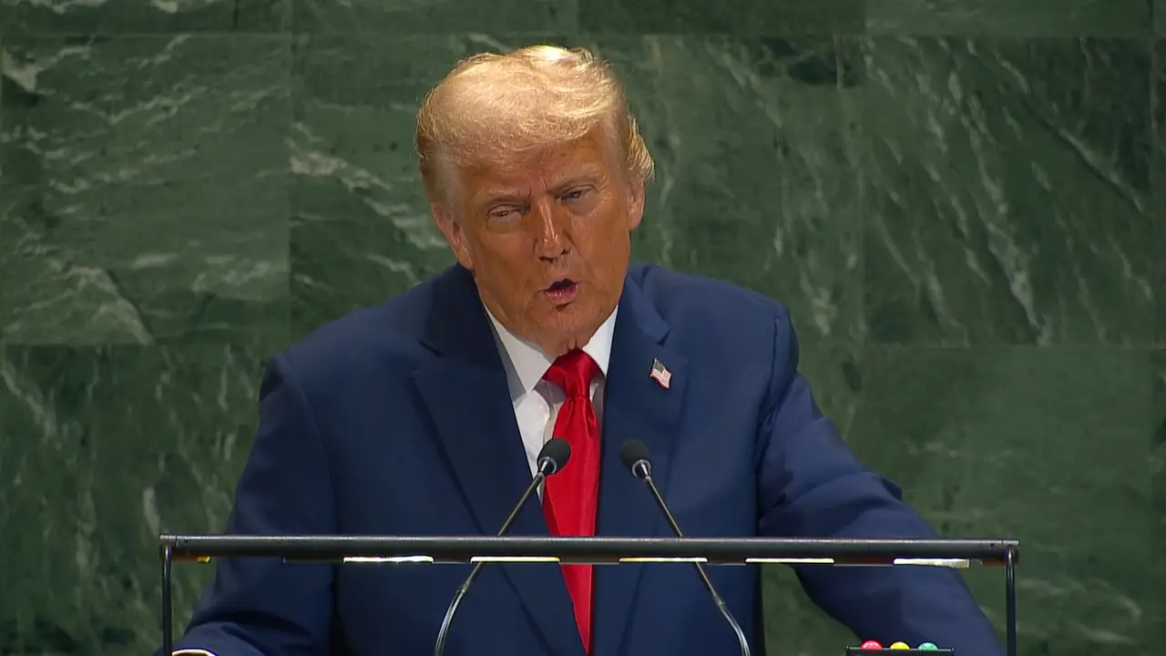 Presiden Amerika Serikat Donald Trump pada Selasa (23/9/2025) menuduh PBB gagal menjalankan mandatnya sebagai penjaga perdamaian dunia (Dok. United Nations).