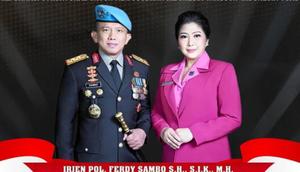 Kadiv Propam nonaktif Irjen Pol Ferdy Sambo bersama sang istri Putri Candrawathi. (Instagram @divpropampolri)