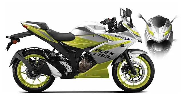 Suzuki Gixxer SF 250 FFV atau Flexible Fuel Vehicle yang akan tampil di Japan Mobility Show 2025.