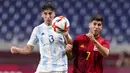 Marco Asensio - Gelandang Real Madrid ini merupakan salah satu pemain kunci keberhasilan Tim Matador lolos sebagai juara grup di Olimpiade Tokyo 2020. Pergerakan cepat dan umpan akuratnya sukses membuat lawan kerepotan. (Foto: AP/Martin Mejia)