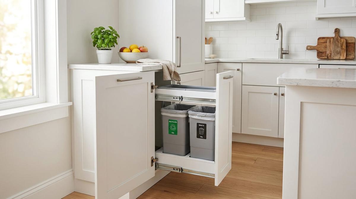 Model Tempat Sampah Tersembunyi yang Cocok untuk Dapur Kecil